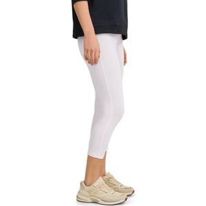 Cecil - Capri - Legging - Wit - Met Stretch en Elastische Band