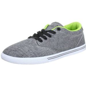 Globe Lighthouse-Slim GBLIGHTHS, uniseks sportschoenen voor volwassenen, skateboarden, Grijs Black Chambray Lime 10971, 39 EU