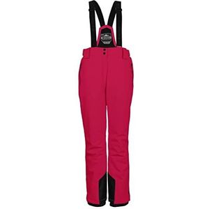 Killtec Dames functionele broek/skibroek met afneembare bandjes, randbescherming en sneeuwvanger KSW 249 WMN SKI PNTS, roze, 38, 37559-000