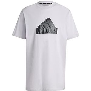 Adidas Heren T-shirt (korte mouw) M Fi Bos T, Silver Dawn, IC3712, L