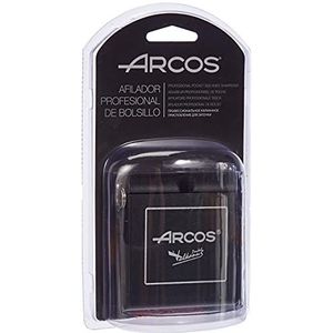 Arcos Puntenslijper - professionele zakmessenslijper - gemaakt van plastic kleur zwart