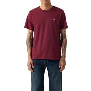 Levi's - T-shirt Original - Bordeaux - Heren - Casual T-shirts