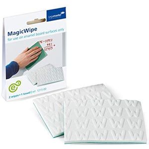 Legamaster MagicWipe, 7-121500, verwijdert permanente markers van geëmailleerde whiteboards, 2 stuks