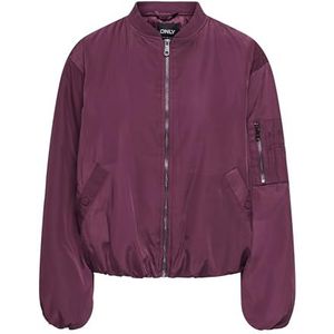 Only - Adel Life - Bomber Jas - Donkerrood - Dames