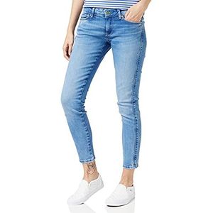 Pepe Jeans Dames pixie stiksels jeans, blauw (000denim Wi80), 29W / 30L