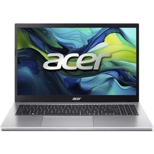 Acer Aspire Go 15 AG15-42P-R6MW Laptop 15,6 inch Full HD LCD (AMD Ryzen 7 5825U, 16 GB RAM, 512 GB SSD, AMD Radeon Graphics, Windows 11 Home), zilver, Spaans QWERTY-toetsenbord