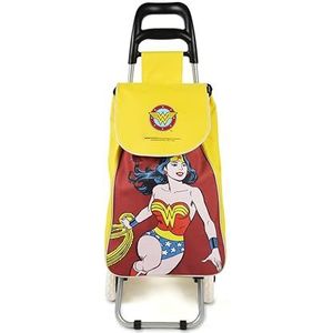 Excelsa Superhelden Wonder Woman Winkelwagen, inhoud 38 l, afneembare zak, waterafstotend,