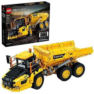 LEGO 42114 Technic Volvo 6x6 Vrachtwagen Speelgoed met Kieptrailer, op Afstand Bestuurbaar Voertuig Bouwspeelgoed, Cadeau voor Kinderen, Jongens en Meisjes