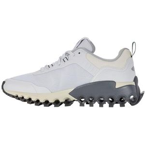 K-Swiss Tubes Grip Sneakers voor dames, WHT/Steel Grey/Charc, 41,5 EU, wit staal grijs charc, 41.5 EU