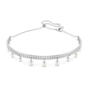 Swarovski - Ariana Grande x Swarovski - Choker - Wit - Rodium Toplaag
