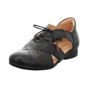 Think! dames GUAD2 chromfrei gegerbte nachhaltige Halbschuhe, SCHWARZ 0000