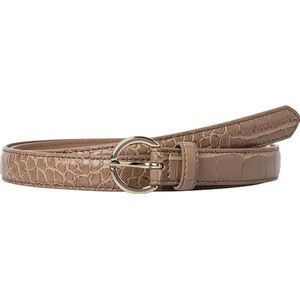 BRAX Dames DOB lederen riem krokodil reliëf, camel, 75 cm