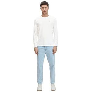 TOM TAILOR Denim Heren Loose Fit Jeans, 10117 - Gebruikte Bleached Blue Denim, 30W x 32L