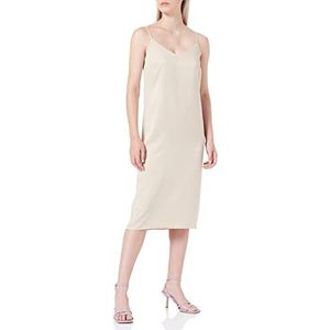 Vila Dames VIAMAZED S/L Slip Jurk/SU Jurk, Cement, 40