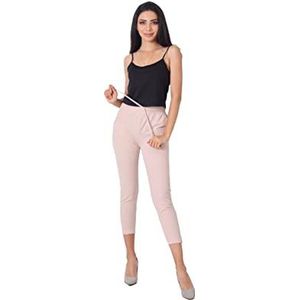 Bonateks Dames Deblmcpnts100038 vrijetijdsbroek, beige, 14, Beige, 66
