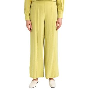 DeFacto Casual gebreide broek voor dames, joggingbroek - standaard pasvorm joggingbroek dames joggingbroek, joggingpak vrouw, groen, 38