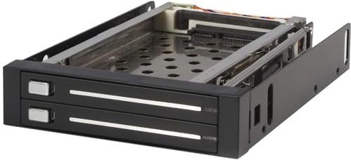 StarTech.com 2-Bay 2,5 inch Hot-Swappable SATA Mobile Rack Backplane