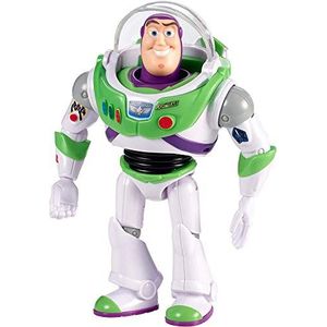 Mattel GGX30 - Toy Story 4 Buzz Lightyear met schild speelgoed actiefiguur, vanaf 3 jaar, 17 cm