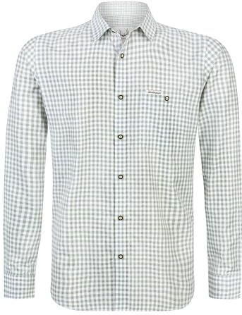 Stockerpoint Klederdrachthemd Campos3, groen (salie), 3XL