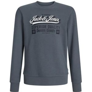 JACK & JONES Jongens Jjelogo Sweat Crew 2 Col Aw25 Noos Mni, stormy weather, 110