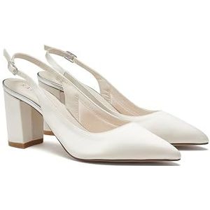 Rainbow Club Faith + Fit Pump voor dames, Ivoor, 4 UK Wide