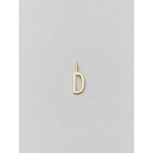 Design Letters Archetype bedel 10mm Goud A-Z-D, Metaal, One size