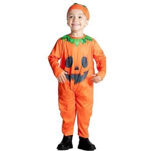 Baby Halloween Pumpkin costume disguise fancy dress unisex children (Size 3-4 years) with bonnet