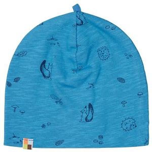 loud + proud Slub Jersey met opdruk, Gots gecertificeerd, baret kinderen unisex, Azur