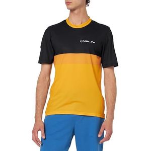 NALINI MTB T-shirt voor heren, Geel Oker/Zwart, M