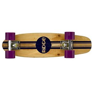 Ridge Retro Skateboard Mini Cruiser, lila, 22 inch, WPB-22