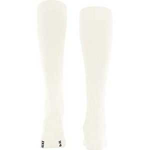 FALKE Dames Kniekousen ClimaWool W KH Wol Lyocell Lang eenkleurig 1 Paar, Wit (Off-White 2040), 41-42