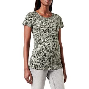 Supermom Dames Tee Short Sleeve Allover Print Minimal Leopard T-shirt, blauw (sea spray), 34