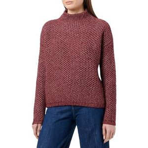 HUGO Safineyna Knitted Sweater voor dames, Dark Red605, L