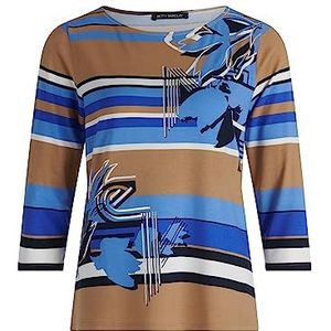 Betty Barclay T-shirt voor dames, blauw/camel, 44