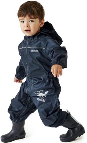 Regatta Unisex Kinder Alles-in-één Waterdichte Plassuit