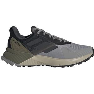 adidas Terrex Soulstride Trail-hardloopschoenen voor heren, niet-voetbalschoenen, laag, Ch Solid Grey Carbon Olive Strata, 43 1/3 EU