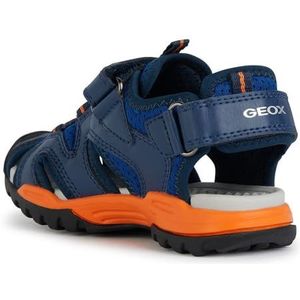 Geox J Borealis Boy C Sandalen voor jongens, Royal Oranje, 29 EU