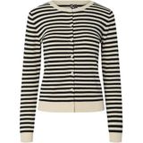 PIECES - PCNORA - Gebreid Vest - Beige/Zwart