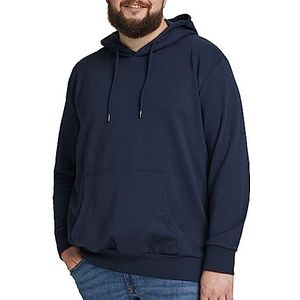 JACK&JONES PLUS Jjebasic Sweat Hood Noos Ps Sweatshirt voor heren, navy blazer, XXL grote maten