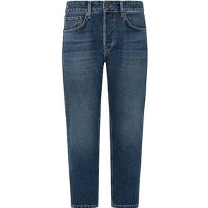 Pepe Jeansvoor mannen. PM207392HW3 Blauwe taps toelopende jeans (32/34), Casual, Katoen, Denim, Duurzaam