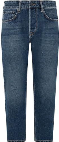Pepe Jeansvoor mannen. PM207392HW3 Blauwe taps toelopende jeans (32/34), Casual, Katoen, Denim, Duurzaam