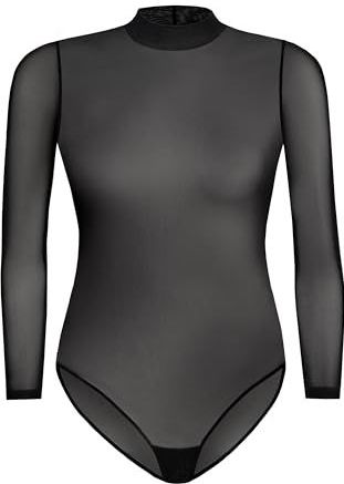 Teyli - Body - Zwart - Lange Mouwen - Lingerie voor Vrouwen