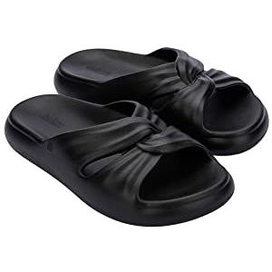 melissa Free Slide Ad, platte damessandalen, Zwart, 35/35.5 EU