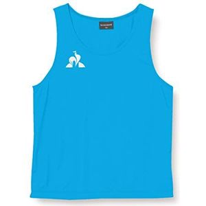 Le coq Sportif Training Chasuble T-shirt voor kinderen, neonblauw, 10 A
