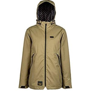 L1 Filmore Snowboardjack met oprolbare capuchon, grote jaszakken, sneeuwvanger, 2 lagen jas, handmanchetten