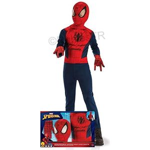 Klassieke Spider-Man set + handschoenen - 3-4 jaar
