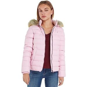 Tommy Jeans Tjw Basic Hooded Down Jacket Damesjas, Franse orchid, XS