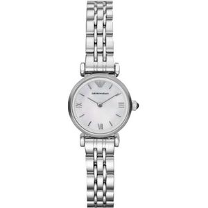Emporio Armani dames analoog kwarts horloge met roestvrij stalen armband AR1763