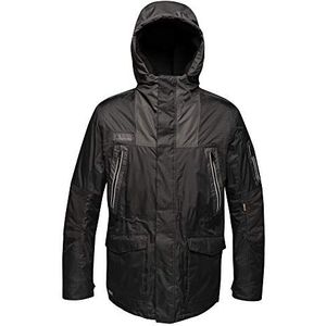 Regatta TRA311MD829 Martial geïsoleerde jas, maat medium, zwarte/as