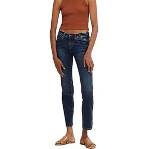 TOM TAILOR Dames jeans 202212 Alexa Straight, 10281 - Mid Stone Wash Denim, 27W / 34L
